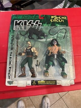 Kiss Psycho Circus Action Figure Set - Green and Black